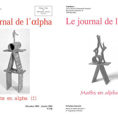 Journal de l’alpha 138 et 139 : Maths en alpha (décembre 2003-janvier 2004 et février-mars 2004)