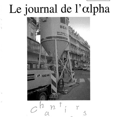 Journal de l’alpha 131 : Chantiers institutionnels (octobre-novembre 2002)